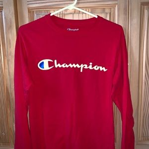 Red Champion Long Sleeve